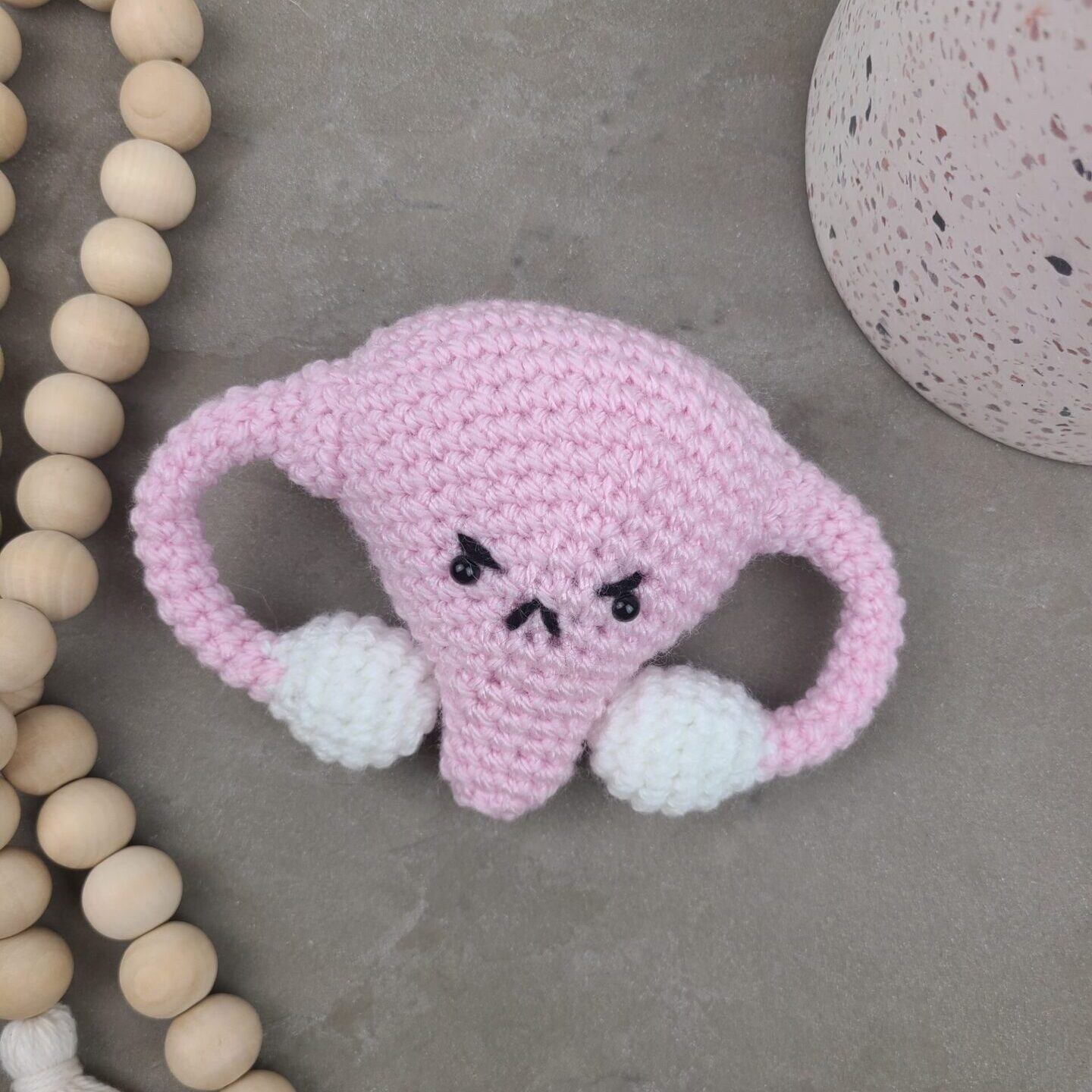 FREE Angry Uterus Amigurumi Pattern Knot Too Shabby Crochet